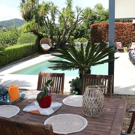 Rez De Villa, Vue Magnifique, Piscine Chauffee Privee, Les Feuillantines *