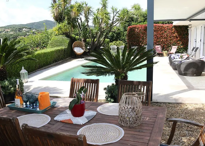 Rez De Villa, Vue Magnifique, Piscine Chauffee Privee, Les Feuillantines *