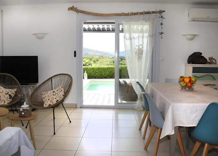 Rez De Villa, Vue Magnifique, Piscine Chauffee Privee, Les Feuillantines * Sainte-Maxime