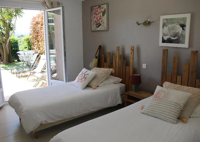 Rez De Villa, Vue Magnifique, Piscine Chauffee Privee, Les Feuillantines * Sainte-Maxime